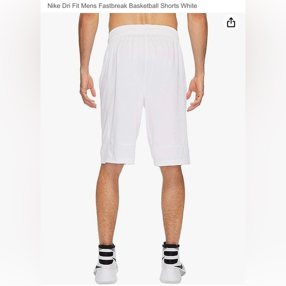 Nike Dri Fit Mens Fastbreak Basketball Shorts White Loose Fit-Size Small-NWT! - Picture 3 of 13